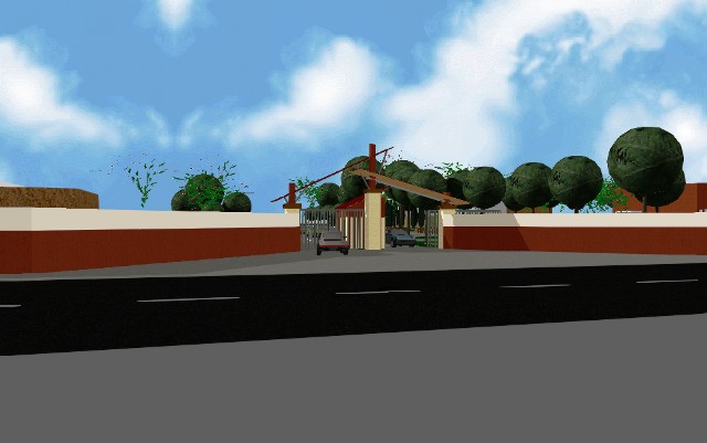 Community centre concept entrance